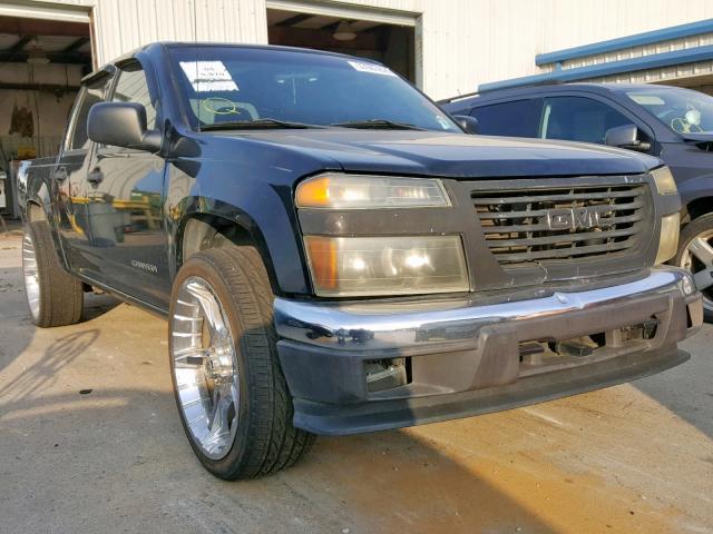 1GTCS136158123747 - 2005 GMC CANYON BLACK photo 1
