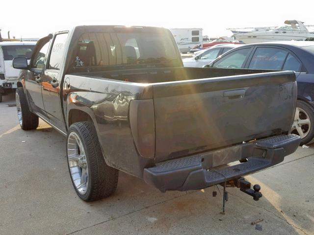 1GTCS136158123747 - 2005 GMC CANYON BLACK photo 3