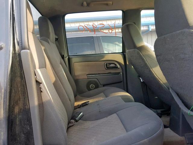 1GTCS136158123747 - 2005 GMC CANYON BLACK photo 6