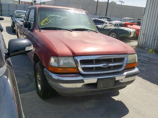 1FTYR14C0WPB42951 - 1998 FORD RANGER SUP RED photo 1