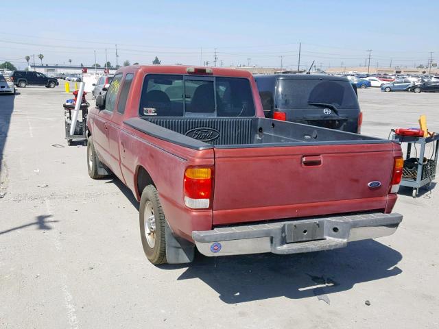 1FTYR14C0WPB42951 - 1998 FORD RANGER SUP RED photo 3