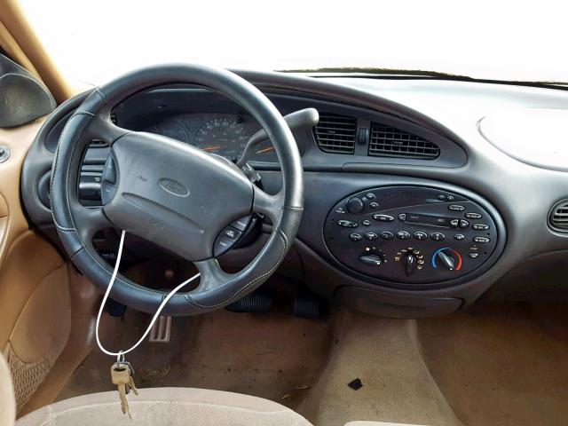 1FALP52U8VA197738 - 1997 FORD TAURUS GL BLUE photo 9