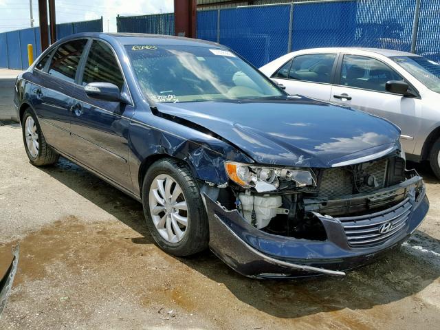 KMHFC46F07A199572 - 2007 HYUNDAI AZERA SE BLUE photo 1