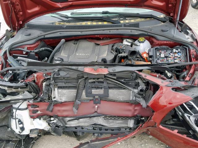 1G4ZS5SS6HU125386 - 2017 BUICK LACROSSE P RED photo 7