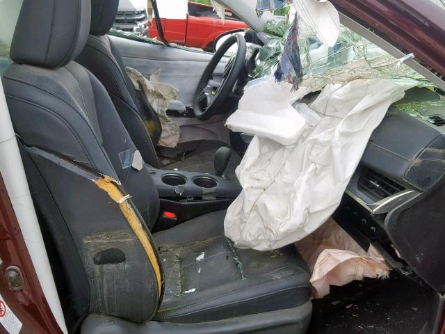 4T1BK1EBXGU198538 - 2016 TOYOTA AVALON XLE RED photo 5