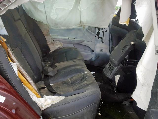 4T1BK1EBXGU198538 - 2016 TOYOTA AVALON XLE RED photo 6