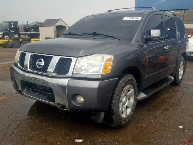 5N1AA08B64N722763 - 2004 NISSAN ARMADA SE CHARCOAL photo 2