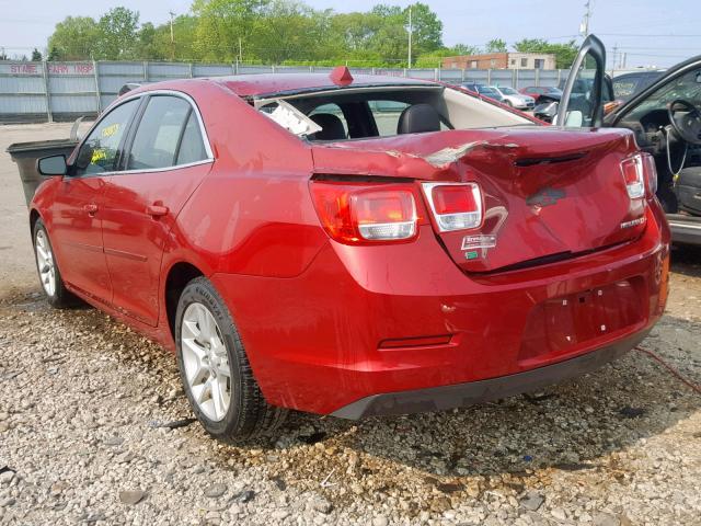 1G11C5SL2EF242365 - 2014 CHEVROLET MALIBU 1LT RED photo 3