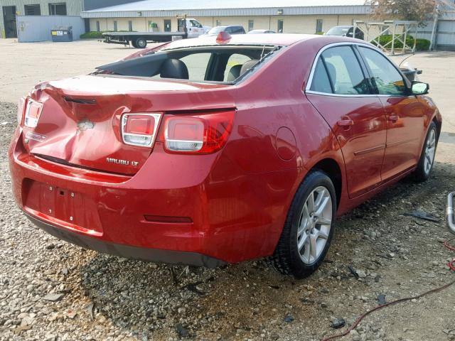 1G11C5SL2EF242365 - 2014 CHEVROLET MALIBU 1LT RED photo 4