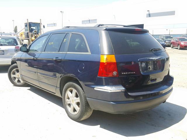 2C8GF68414R608434 - 2004 CHRYSLER PACIFICA BLUE photo 3