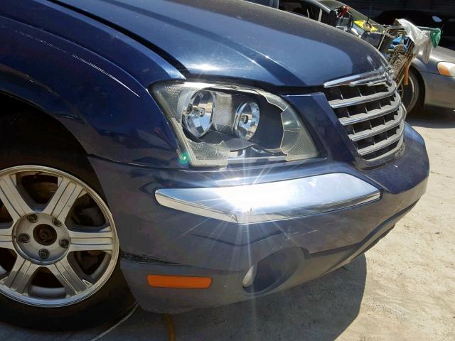 2C8GF68414R608434 - 2004 CHRYSLER PACIFICA BLUE photo 9