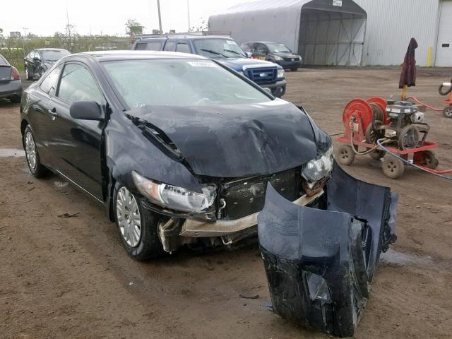 2HGFG12239H002300 - 2009 HONDA CIVIC DX BLACK photo 1