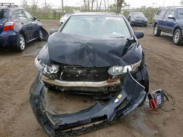 2HGFG12239H002300 - 2009 HONDA CIVIC DX BLACK photo 9