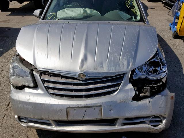 1C3LC56J78N261579 - 2008 CHRYSLER SEBRING TO SILVER photo 7