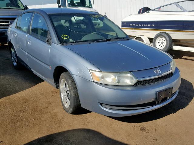 1G8AZ52F43Z100587 - 2003 SATURN ION LEVEL BLUE photo 1