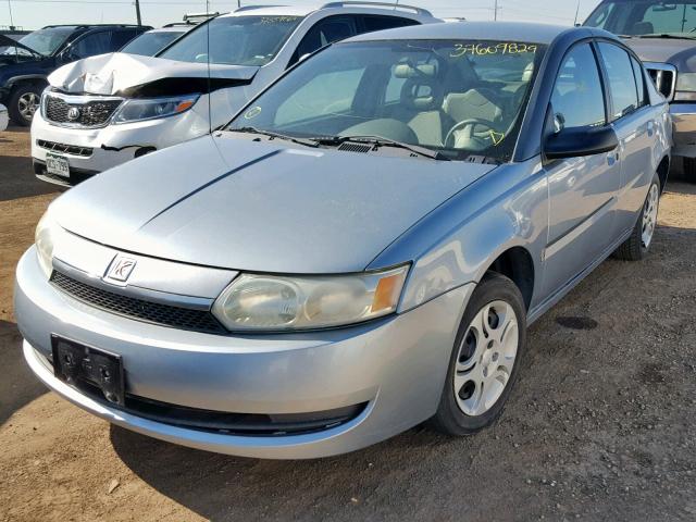 1G8AZ52F43Z100587 - 2003 SATURN ION LEVEL BLUE photo 2