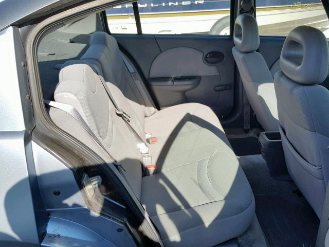 1G8AZ52F43Z100587 - 2003 SATURN ION LEVEL BLUE photo 6