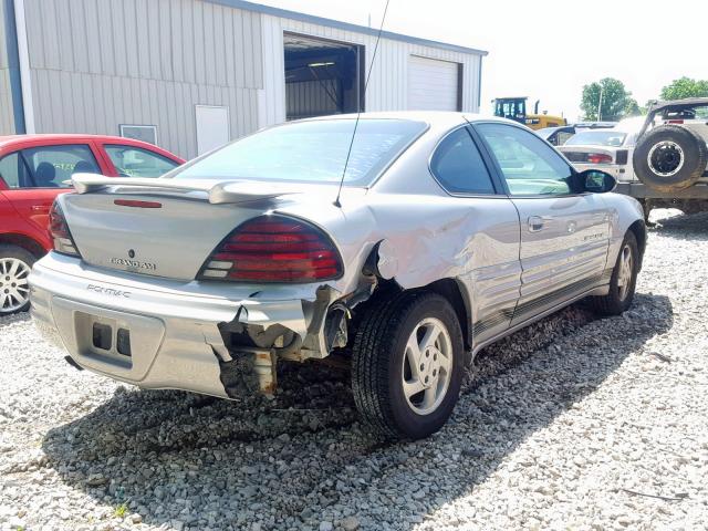 1G2NE12T5XM824605 - 1999 PONTIAC GRAND AM S SILVER photo 4