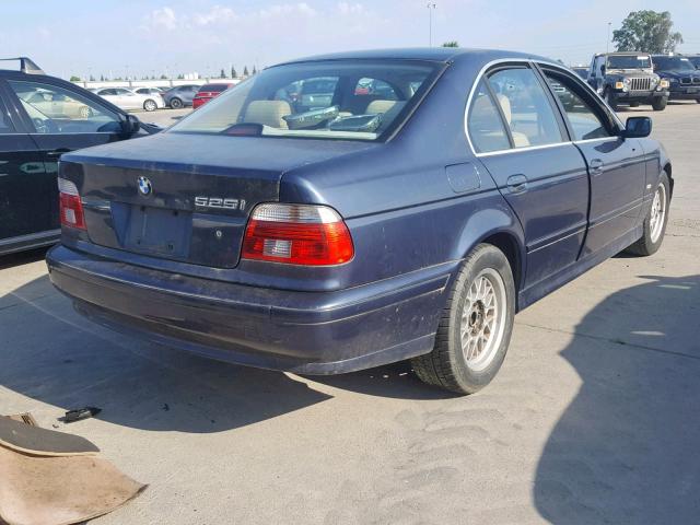 WBADT43442GZ96425 - 2002 BMW 525 I AUTO BLUE photo 4