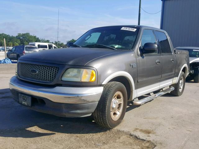 1FTRW07682KE18345 - 2002 FORD F150 SUPER GRAY photo 2