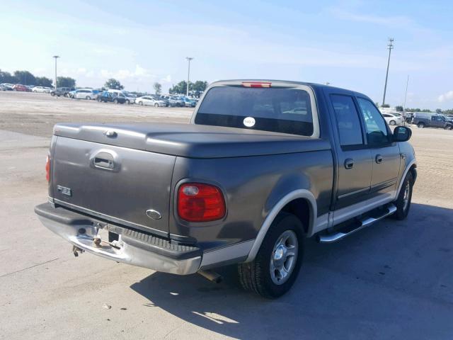 1FTRW07682KE18345 - 2002 FORD F150 SUPER GRAY photo 4