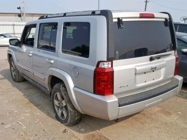 1J8HG48KX6C273376 - 2006 JEEP COMMANDER 银色 照片 3