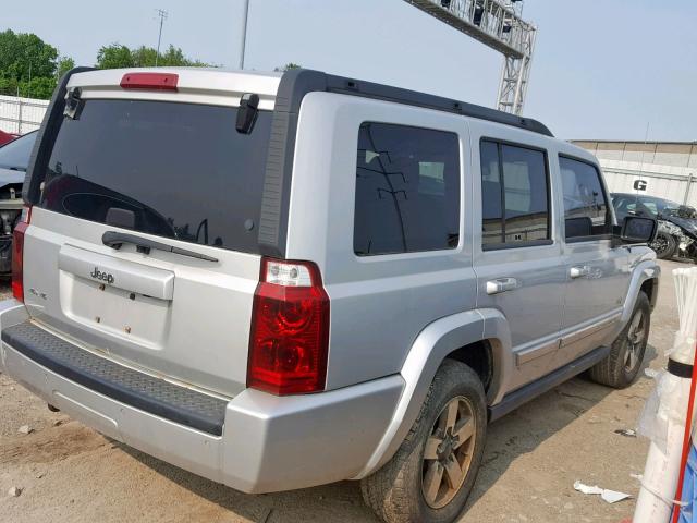 1J8HG48KX6C273376 - 2006 JEEP COMMANDER 银色 照片 4
