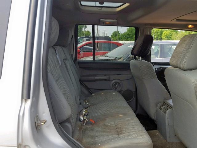 1J8HG48KX6C273376 - 2006 JEEP COMMANDER 银色 照片 6