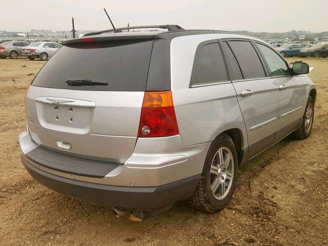 2A8GM68X78R660506 - 2008 CHRYSLER PACIFICA T SILVER photo 4