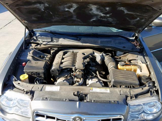 2C3KA33G48H320417 - 2008 CHRYSLER 300 LIMITE GRAY photo 7