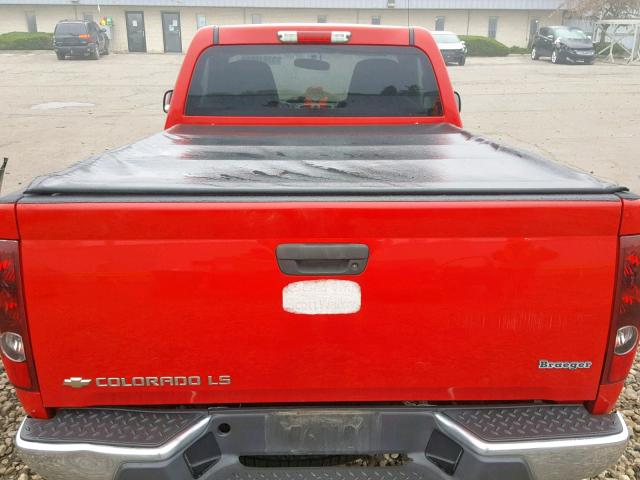 1GCDT146958108137 - 2005 CHEVROLET COLORADO RED photo 9