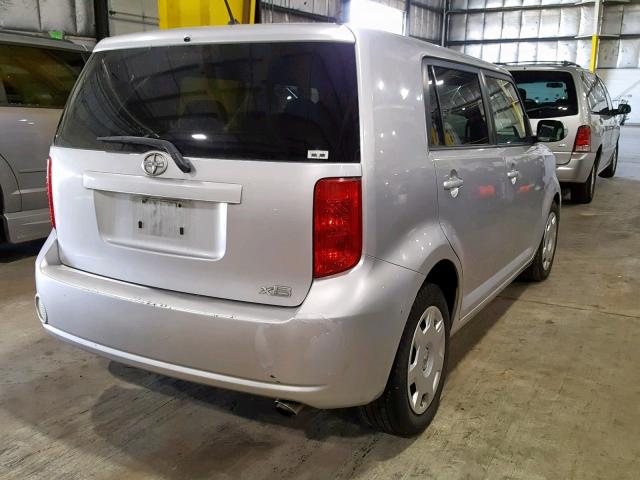 JTLKE50E391073331 - 2009 TOYOTA SCION XB 银色 照片 4