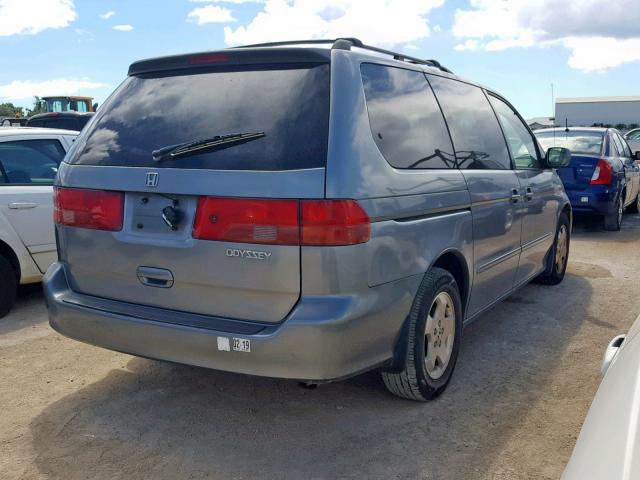 2HKRL186XYH510917 - 2000 HONDA ODYSSEY EX GRAY photo 4