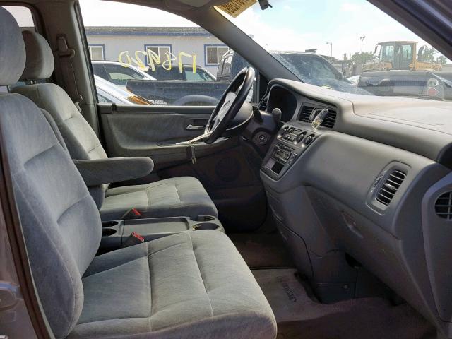 2HKRL186XYH510917 - 2000 HONDA ODYSSEY EX GRAY photo 5