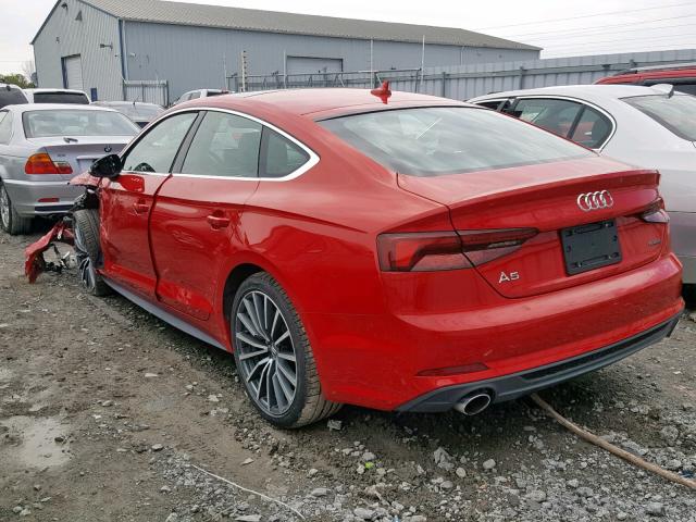 WAUENCF58KA025606 - 2019 AUDI A5 PREMIUM RED photo 3