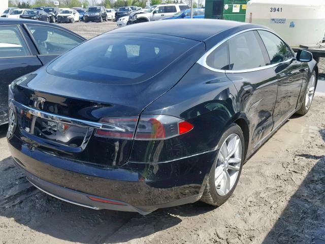 5YJSA1E29FF103661 - 2015 TESLA MODEL S BLACK photo 4