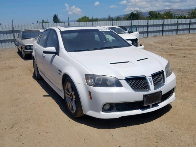 6G2ER57788L136504 - 2008 PONTIAC G8 WHITE photo 1