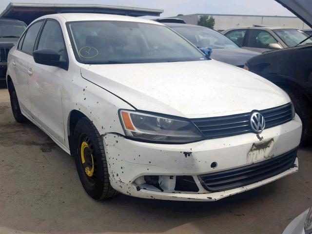 3VW2K7AJXDM294669 - 2013 VOLKSWAGEN JETTA BASE Սպիտակ լուսանկար 1