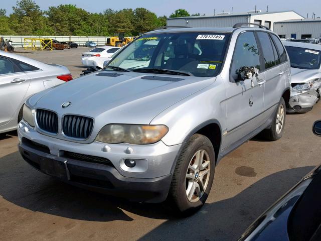 5UXFA13504LU38394 - 2004 BMW X5 3.0I WHITE photo 2