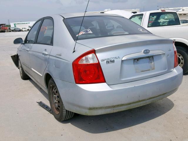 KNAFE121645011999 - 2004 KIA NEW SPECTR GRAY photo 3