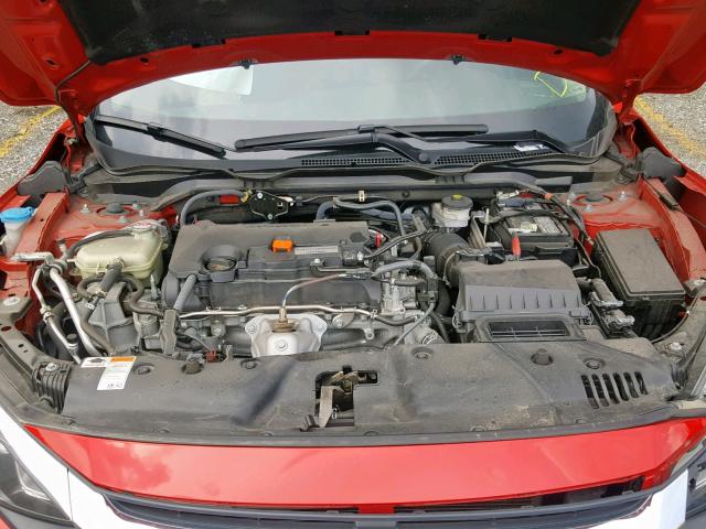 2HGFC2F51JH552864 - 2018 HONDA CIVIC LX RED photo 7