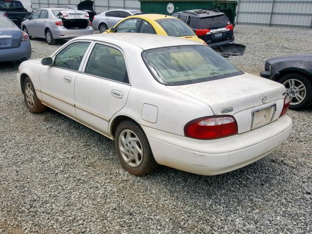 1YVGF22D525288560 - 2002 MAZDA 626 ES WHITE photo 3