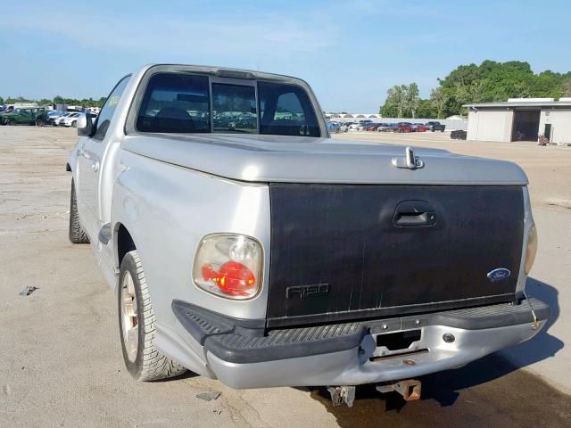 2FTZF07372CA36348 - 2002 FORD F150 SVT L SILVER photo 3