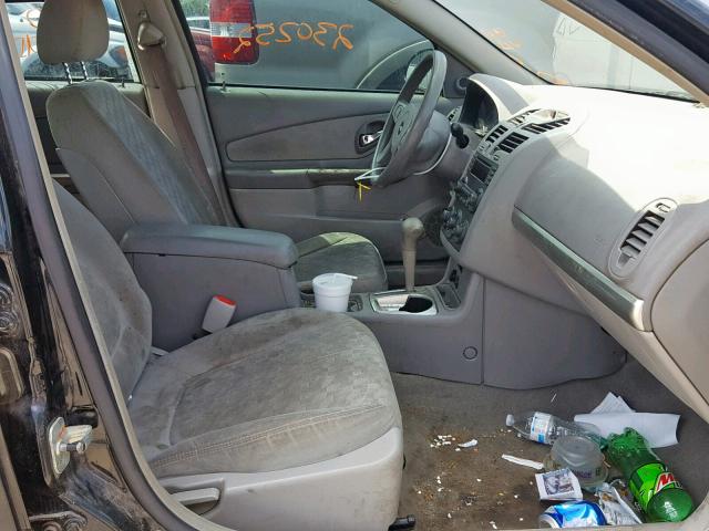 1G1ZT62855F332274 - 2005 CHEVROLET MALIBU MAX BLACK photo 5