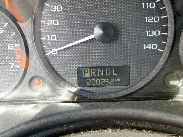 1G1ZT62855F332274 - 2005 CHEVROLET MALIBU MAX BLACK photo 8