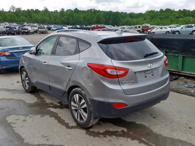 KM8JUCAG9FU071250 - 2015 HYUNDAI TUCSON LIM GRAY photo 3