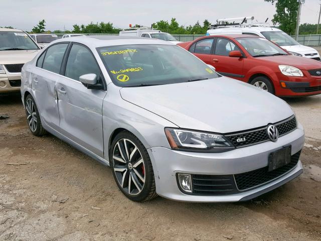 3VW467AJ4DM249823 - 2013 VOLKSWAGEN JETTA GLI SILVER photo 1