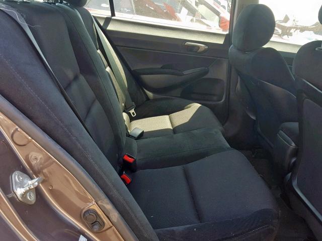 2HGFA1F64BH507900 - 2011 HONDA CIVIC LX-S فحمي صورة 6