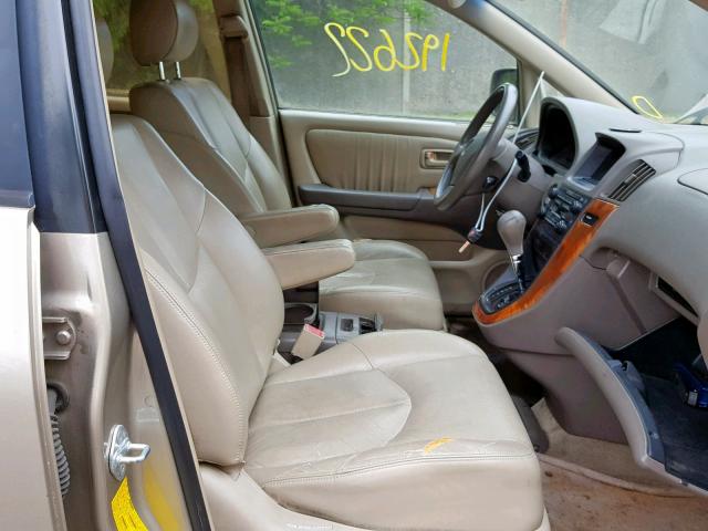 JT6HF10U6Y0105218 - 2000 LEXUS RX 300 GOLD photo 5