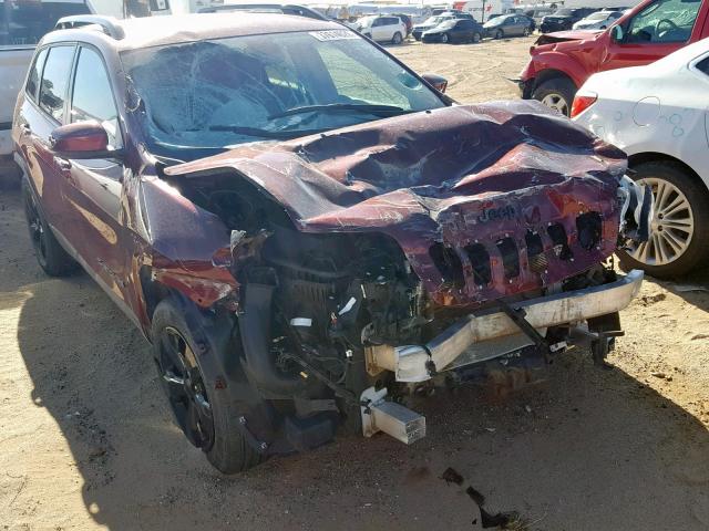 1C4PJMLX9KD283697 - 2019 JEEP CHEROKEE L MAROON photo 1